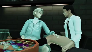 STEPBROTHER SEDUCED HIS STEPNEPHEW FOR HARD ANAL SEX AND FACEFUCK ON HALLOWEEN &lpar;SIMS   ANIME HENTAI   SFM&rpar;